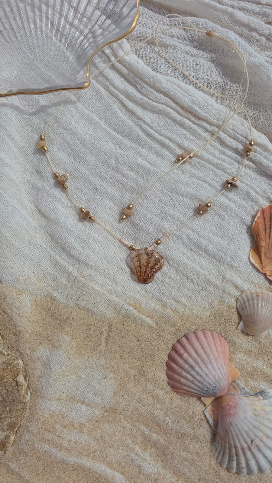 Stone Shell Kette